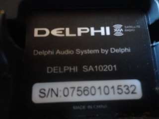 DELPHI ROADY XT 10177 XM SATELLITE RECEIVER W/CAR KIT AND HOME BOOM 