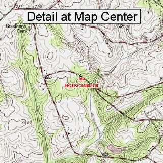   Map   Iva, South Carolina (Folded/Waterproof)
