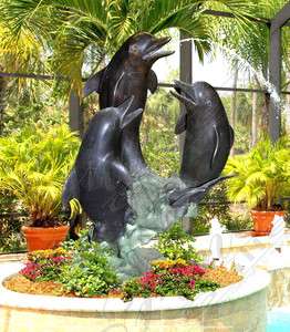 Dolphin Themed Bronze Fountain  