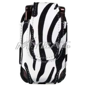  Zebra Animal Skin Design Leather Vertical Stylish Carry Case Pouch 