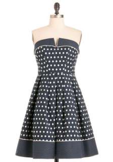 Polka Dots Strapless Dress  Modcloth