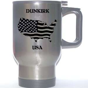  US Flag   Dunkirk, New York (NY) Stainless Steel Mug 