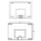   Team FT234 First Team 72 x 42 Official Glass Basketball Backboard