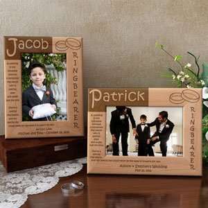  Personalized Ring Bearer Poem Wooden Picture Frame