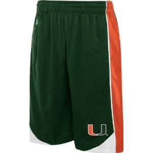  Miami Hurricanes Youth Vector Workout Short Sports 