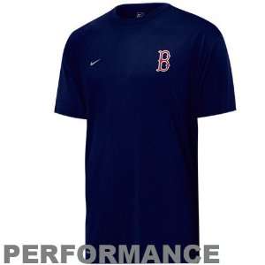  Nike Boston Red Sox Navy Blue Youth Training Performance T 