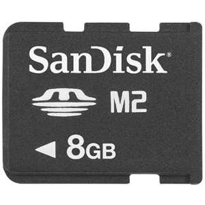  SanDisk 8GB Memory Stick Micro (M2) Card   8 GB 