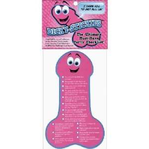  Dicky stickies   the ultimate must have party checklist 