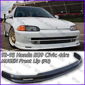   95 Honda Civic JDM MUGEN Front Bumper Lip Kit Sedan 4Drs EG9 PU  