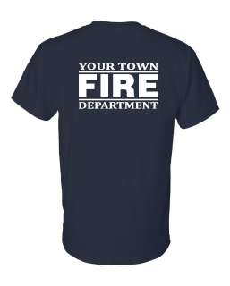 CUSTOM FIRE DEPT. T SHIRT / FIREFIGHTER / NEW DESIGN 2012 / VOLUNTEER 