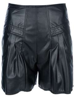 Kristina Ti Faux Leather Shorts   Spk   farfetch 