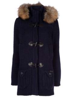 Bark Knitted Duffel Coat   Penelope   farfetch 