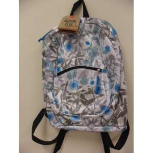  White, Green, and Teal Graphic Design Backpack