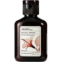 Ahava Travel Size Mineral Botanic Velvet Cream Wash Hibiscus & Fig 