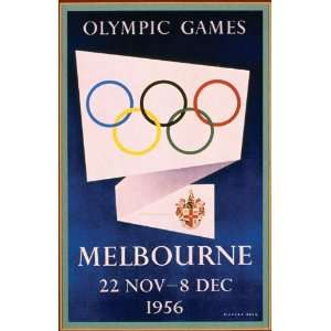  Olympics Australia 1956 Poster