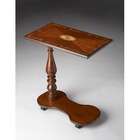 Butler Masterpiece Mobile Tray Table in Distressed Olive Ash Burl