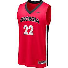 Nike Georgia Bulldogs Mens Replica Basketball Jersey   