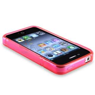  with apple iphone 4 4s clear hot pink s shape quantity 1 keep