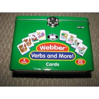 Webber Verbs and More 512 Cards 8 Decks by Super Duper Publications 