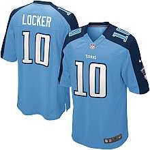   Nike Tennessee Titans Jake Locker Game Team Color Jersey   