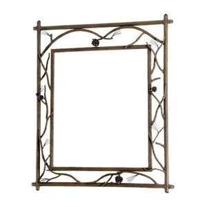  Rustic Pine Branched Wall Mirror
