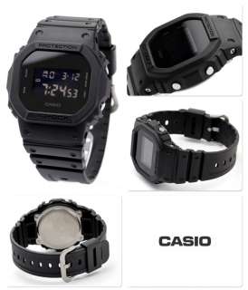 2012 CASIO G SHOCK Solid Colors Black Sports Digital Mens Watch DW 