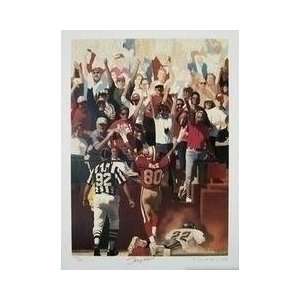  Jerry Rice Signed Lithograph LE 950