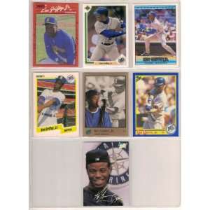  Ken Griffey Jr. (7) Card Baseball Lot #1 (Seattle Mariners 