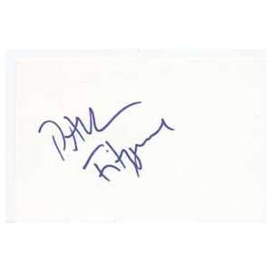  PAUL FITZGERALD Signed Index Card In Person Everything 