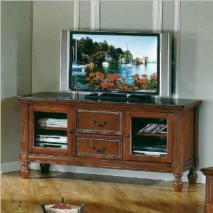   Silver Nantucket FI333TV   60 TV Cabinet in Cherry