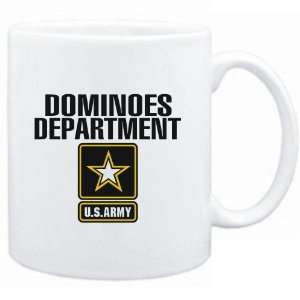 Mug White  Dominoes DEPARTMENT / U.S. ARMY  Sports  