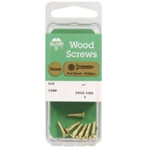    Cd/2 x 20 Hillman Brass Wood Screws (7276)