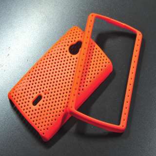 Sony Xperia Mini Pro Backcover Hardcase Cover Case Schale Orange 