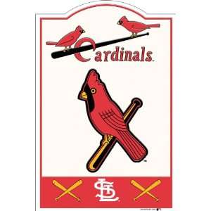  St. Louis Cardinals 12 x 18 Nostalgic Metal Trade Sign 