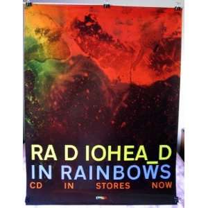  Radiohead in Rainbows Original Promo Poster From Thailand 