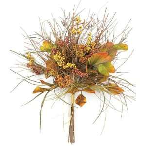   Fall Harvest Artificial Camels Foot, Grass & Berry Bushes 19 Home