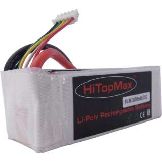 HiTopMax 14.8V 3000mAh 4S 35C RC LiPo Battery #527  