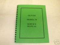 Oliver Model 70 Tractor Service Manual  