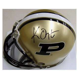 Autographed Kyle Orton Mini Helmet   Purdue Boilermakers  