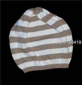 Baby Gap Girls Slouchy Striped Hat Size XS/S 12 24 Months NWT  
