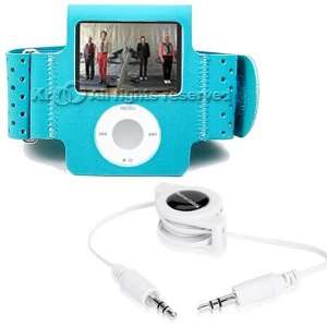  iPod 3G Nano 3rd Generation 4GB 8GB Blue Adjustable Wrist Armband 