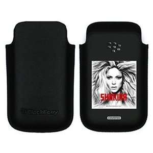  Shakira Face on BlackBerry Leather Pocket Case  