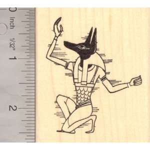 Anubis, Jackal headed Egyptian God Rubber Stamp Arts 
