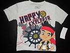   AND THE NEVERLAND PIRATES Toddler Boys 2T 3T 4T Tee SHIRT Top DISNEY