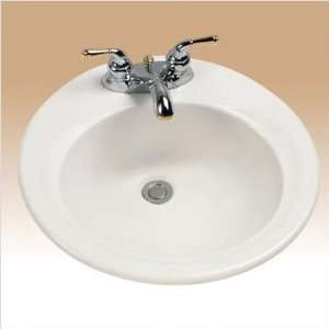 Toto LT402 ADA Compliant 19 Self Rimming Sink in Cotton Faucet Mount 