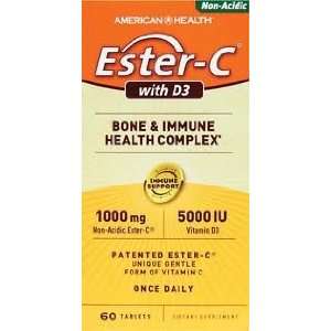  American Health Products Ester C with D3   60 tablets 