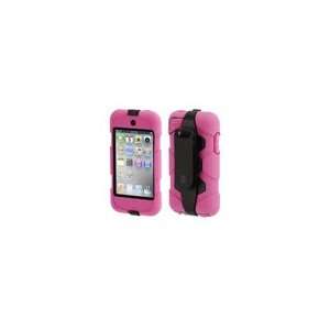   For Ipod Touch 4 Pink Black Integral Display Shield Deflect Wind Rain