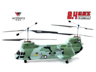 BRAND NEW RC HELICOPTER WALKERA CHINOOK TANDEM #38 CH47 MARINES 4CH 2 