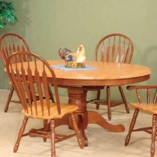   Dining Table with Butterfly Leaf Color   Light Oak
