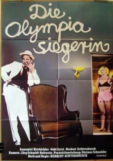 Achternbusch DIE OLYMPIASIEGERIN `83 Plakat A1  